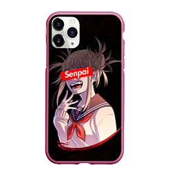 Чехол iPhone 11 Pro матовый Senpai My Hero Academia, цвет: 3D-малиновый