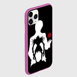 Чехол iPhone 11 Pro матовый Рюк в свете, цвет: 3D-фиолетовый — фото 2