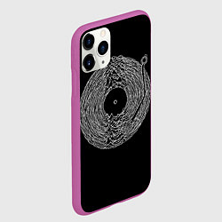 Чехол iPhone 11 Pro матовый Joy Division, цвет: 3D-фиолетовый — фото 2