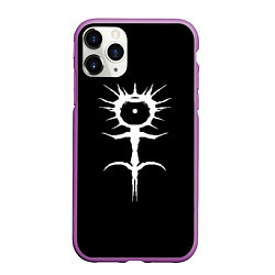 Чехол iPhone 11 Pro матовый GHOSTEMANE, цвет: 3D-фиолетовый