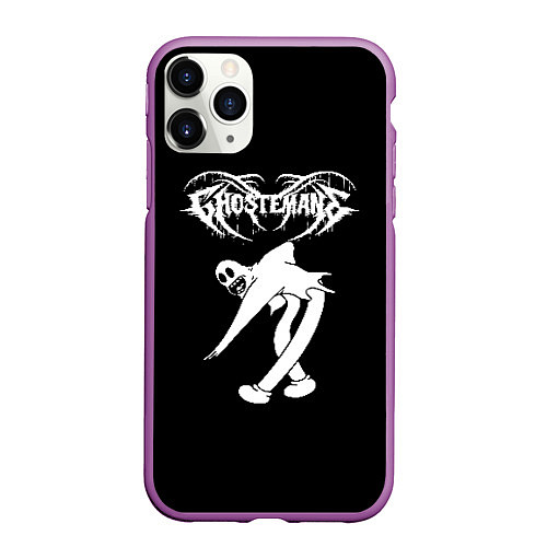 Чехол iPhone 11 Pro матовый GHOSTEMANE / 3D-Фиолетовый – фото 1