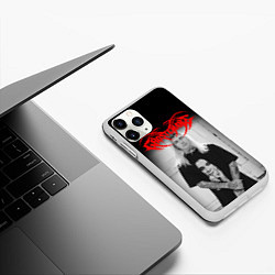 Чехол iPhone 11 Pro матовый GHOSTEMANE, цвет: 3D-белый — фото 2