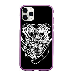 Чехол iPhone 11 Pro матовый Ghostemane, цвет: 3D-фиолетовый