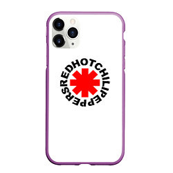 Чехол iPhone 11 Pro матовый RED HOT CHILI PEPPERS, цвет: 3D-фиолетовый