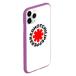 Чехол iPhone 11 Pro матовый RED HOT CHILI PEPPERS, цвет: 3D-фиолетовый — фото 2