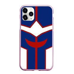 Чехол iPhone 11 Pro матовый ALL MIGHT MY HERO ACADEMIA MHA МОЯ ГЕРОЙСКАЯ АКАДЕ