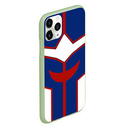 Чехол iPhone 11 Pro матовый ALL MIGHT MY HERO ACADEMIA MHA МОЯ ГЕРОЙСКАЯ АКАДЕ, цвет: 3D-салатовый — фото 2