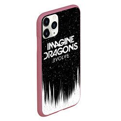 Чехол iPhone 11 Pro матовый IMAGINE DRAGONS, цвет: 3D-малиновый — фото 2