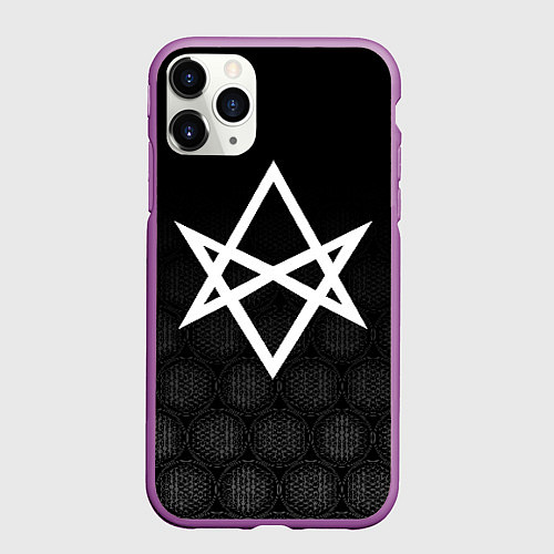 Чехол iPhone 11 Pro матовый BRING ME THE HORIZON / 3D-Фиолетовый – фото 1