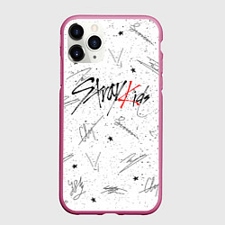 Чехол iPhone 11 Pro матовый STRAY KIDS АВТОГРАФЫ