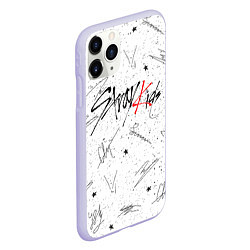 Чехол iPhone 11 Pro матовый STRAY KIDS АВТОГРАФЫ, цвет: 3D-светло-сиреневый — фото 2