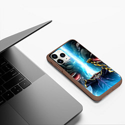 Чехол iPhone 11 Pro матовый Overlord, цвет: 3D-коричневый — фото 2