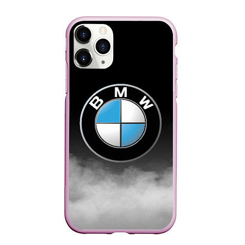 Чехол iPhone 11 Pro матовый BMW / 3D-Розовый – фото 1