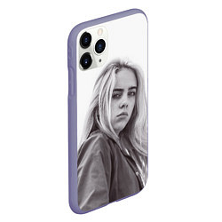 Чехол iPhone 11 Pro матовый BILLIE EILISH, цвет: 3D-серый — фото 2