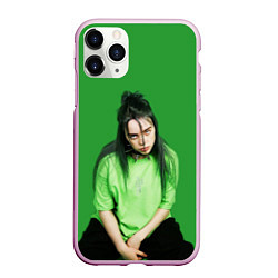 Чехол iPhone 11 Pro матовый BILLIE EILISH, цвет: 3D-розовый