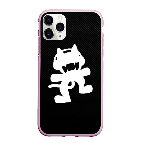 Чехол iPhone 11 Pro матовый MONSTERCAT / 3D-Розовый – фото 1
