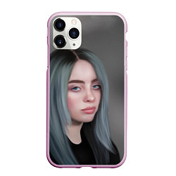 Чехол iPhone 11 Pro матовый Billie Eilish: Ocean Eyes, цвет: 3D-розовый