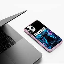 Чехол iPhone 11 Pro матовый FORTNITE 10 СЕЗОН, цвет: 3D-розовый — фото 2