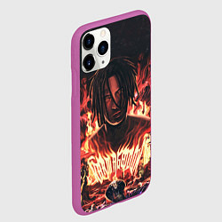 Чехол iPhone 11 Pro матовый KIZARU - Karmageddon, цвет: 3D-фиолетовый — фото 2