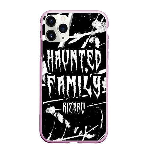 Чехол iPhone 11 Pro матовый KIZARU - HAUNTED FAMILY / 3D-Розовый – фото 1