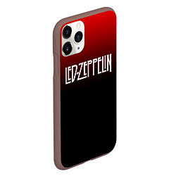 Чехол iPhone 11 Pro матовый Led Zeppelin, цвет: 3D-коричневый — фото 2