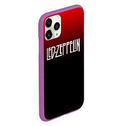 Чехол iPhone 11 Pro матовый Led Zeppelin, цвет: 3D-фиолетовый — фото 2