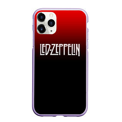 Чехол iPhone 11 Pro матовый Led Zeppelin, цвет: 3D-светло-сиреневый