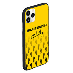 Чехол iPhone 11 Pro матовый Billie Eilish: Yellow Autograph, цвет: 3D-черный — фото 2