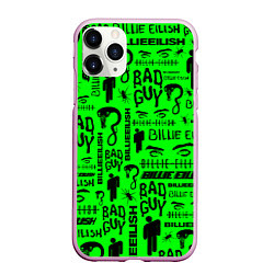 Чехол iPhone 11 Pro матовый Billie Eilish: Bad Guy, цвет: 3D-розовый