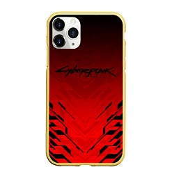 Чехол iPhone 11 Pro матовый Cyberpunk 2077: Red Techno