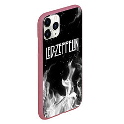 Чехол iPhone 11 Pro матовый LED ZEPPELIN, цвет: 3D-малиновый — фото 2