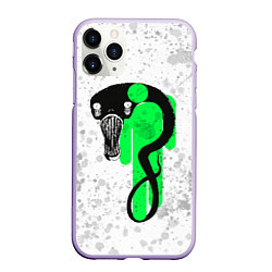 Чехол iPhone 11 Pro матовый BILLIE EILISH: Blohsh & Ghoul, цвет: 3D-светло-сиреневый