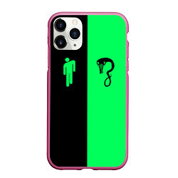 Чехол iPhone 11 Pro матовый BILLIE EILISH: Blohsh & Ghoul