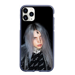 Чехол iPhone 11 Pro матовый BILLIE EILISH с Пауком