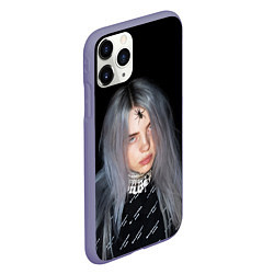 Чехол iPhone 11 Pro матовый BILLIE EILISH с Пауком, цвет: 3D-серый — фото 2