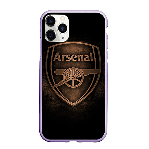 Чехол iPhone 11 Pro матовый Arsenal / 3D-Светло-сиреневый – фото 1