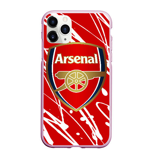 Чехол iPhone 11 Pro матовый Arsenal / 3D-Розовый – фото 1