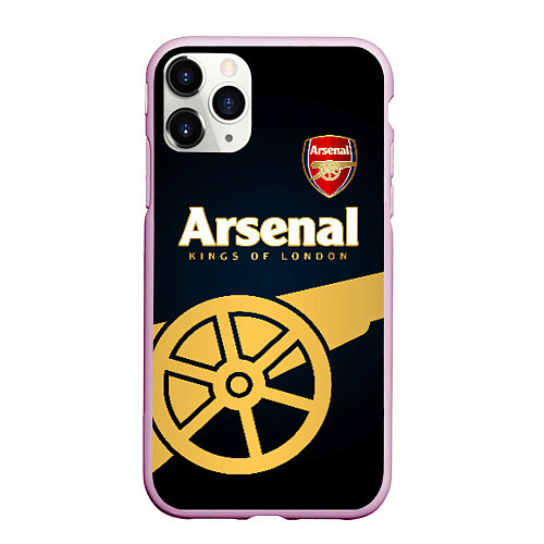 Чехол iPhone 11 Pro матовый Arsenal / 3D-Розовый – фото 1