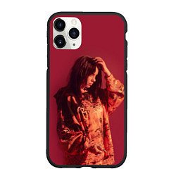 Чехол iPhone 11 Pro матовый Billie Eilish, цвет: 3D-черный