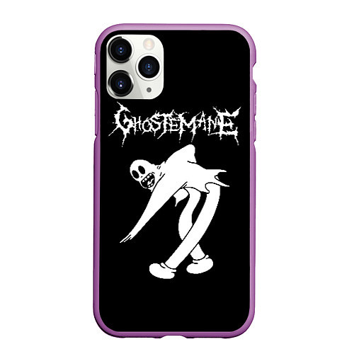 Чехол iPhone 11 Pro матовый GHOSTEMANE / 3D-Фиолетовый – фото 1