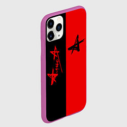 Чехол iPhone 11 Pro матовый АлисА, цвет: 3D-фиолетовый — фото 2