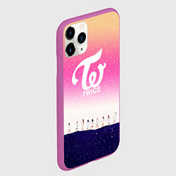 Чехол iPhone 11 Pro матовый TWICE, цвет: 3D-фиолетовый — фото 2