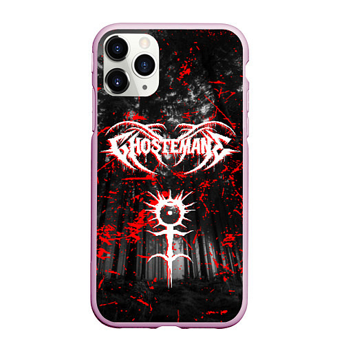 Чехол iPhone 11 Pro матовый GHOSTEMANE / 3D-Розовый – фото 1