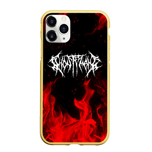 Чехол iPhone 11 Pro матовый GHOSTEMANE / 3D-Желтый – фото 1