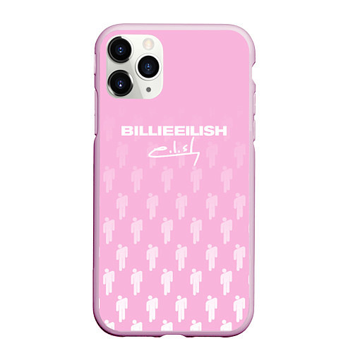 Чехол iPhone 11 Pro матовый Billie Eilish / 3D-Розовый – фото 1