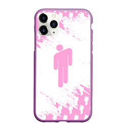 Чехол iPhone 11 Pro матовый Billie Eilish: Pink Style, цвет: 3D-фиолетовый