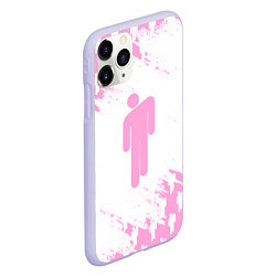 Чехол iPhone 11 Pro матовый Billie Eilish: Pink Style, цвет: 3D-светло-сиреневый — фото 2