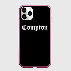 Чехол iPhone 11 Pro матовый Комптон, цвет: 3D-малиновый