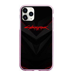 Чехол iPhone 11 Pro матовый CYBERPUNK 2077