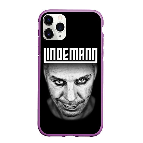 Чехол iPhone 11 Pro матовый LINDEMANN / 3D-Фиолетовый – фото 1